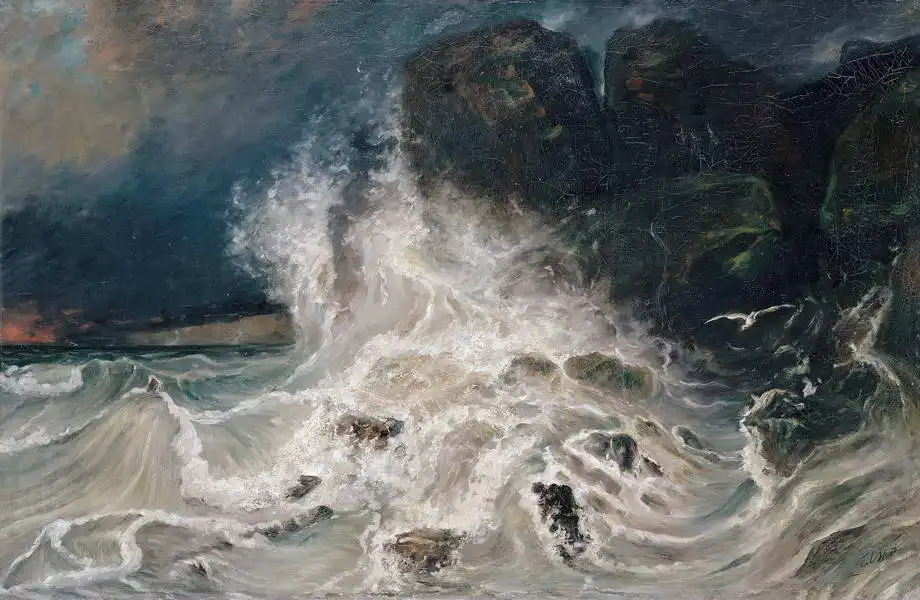 Huet, Paul: Vlnolamy na Granville Point