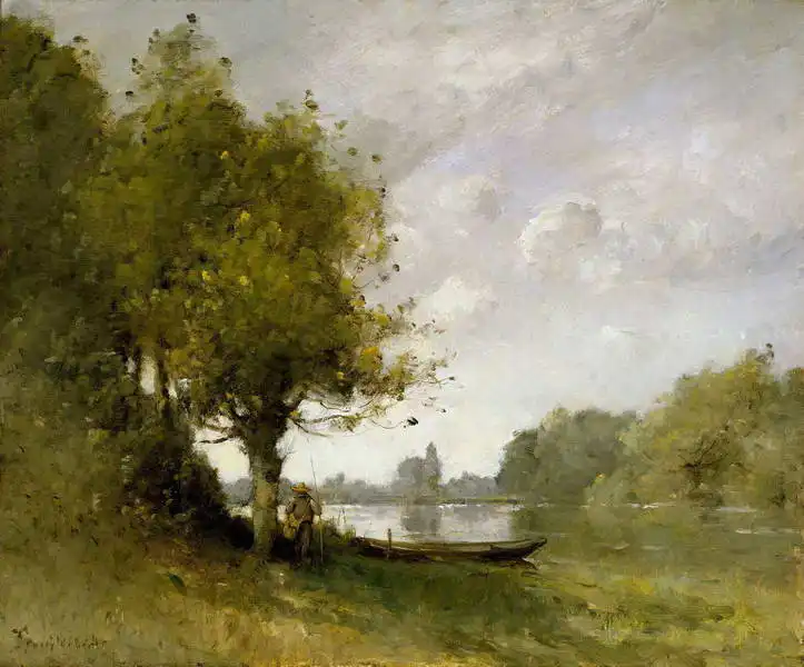 Trouillebert, Paul-Désiré: Pond near Nangis