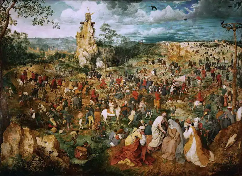 Brueghel, Pieter, the elder: Procession to Calvary