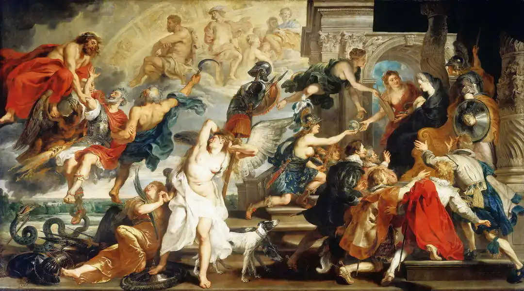 Rubens, Peter Paul: Apotheosis Henry IV. and the announcement of the regency of Marie de Medici
