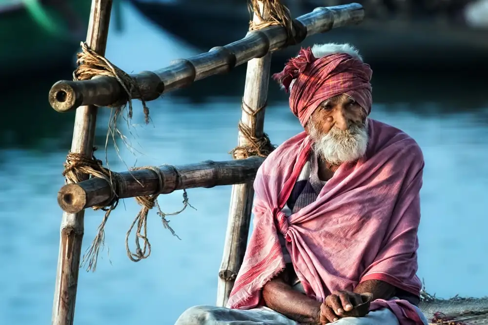 Flour, Piet: der alte Mann und der Ganges
