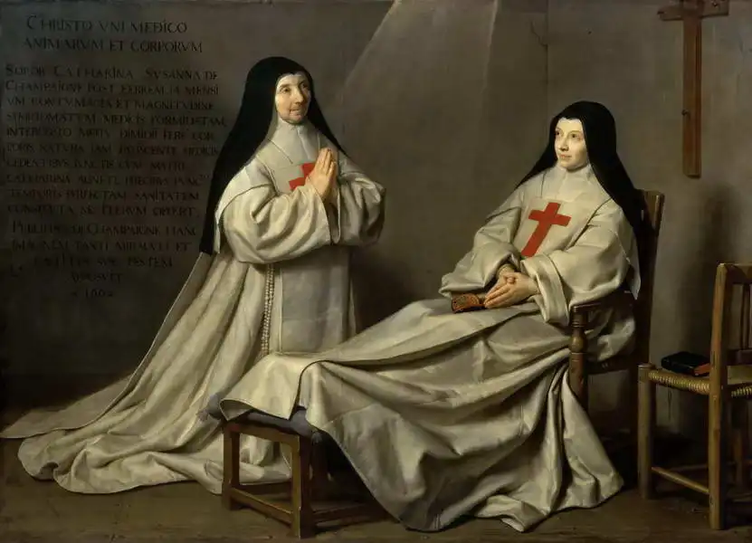Champaigne, Philippe de: Catherine Agnès Arnauld and sister Catherine de Sainte Suzanne de Champaigne