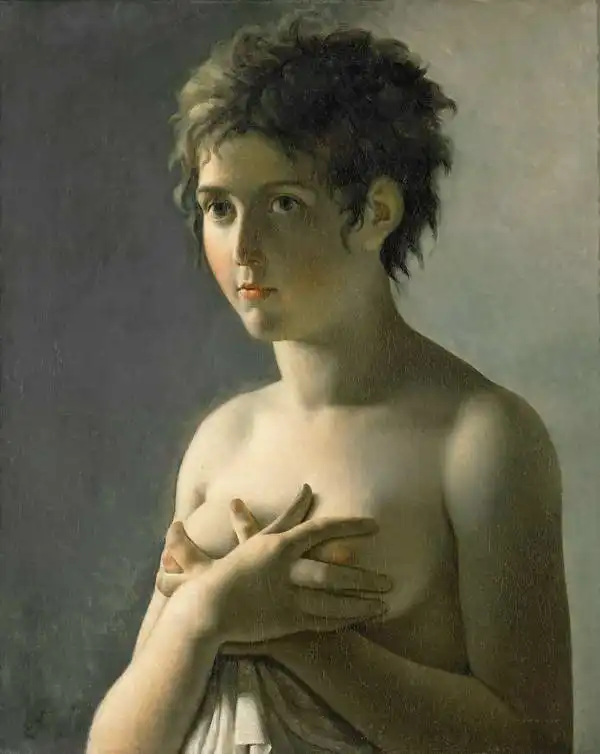 Guérin, Pierre-Narcisse: Bust of a young woman