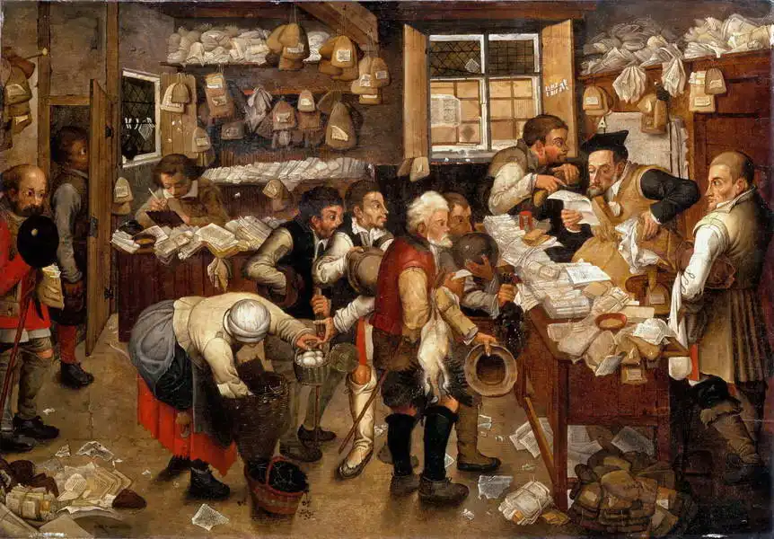Brueghel, Pieter, the younger: Tax collector