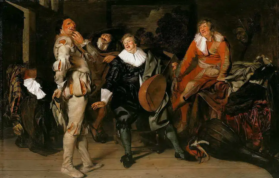 Codde, Pieter: Actors in the locker room
