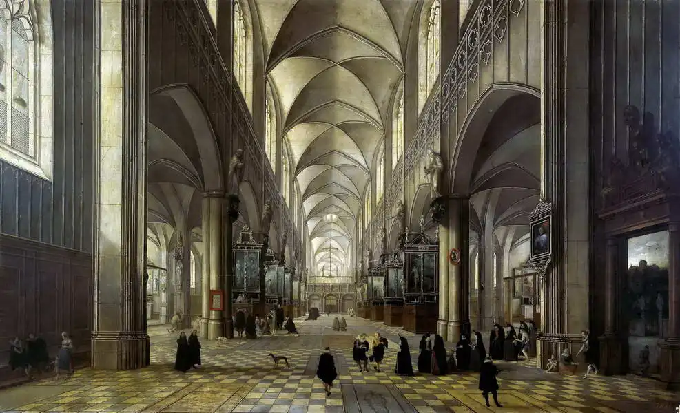Neefs, Pieter: Église de Flandre, Mass