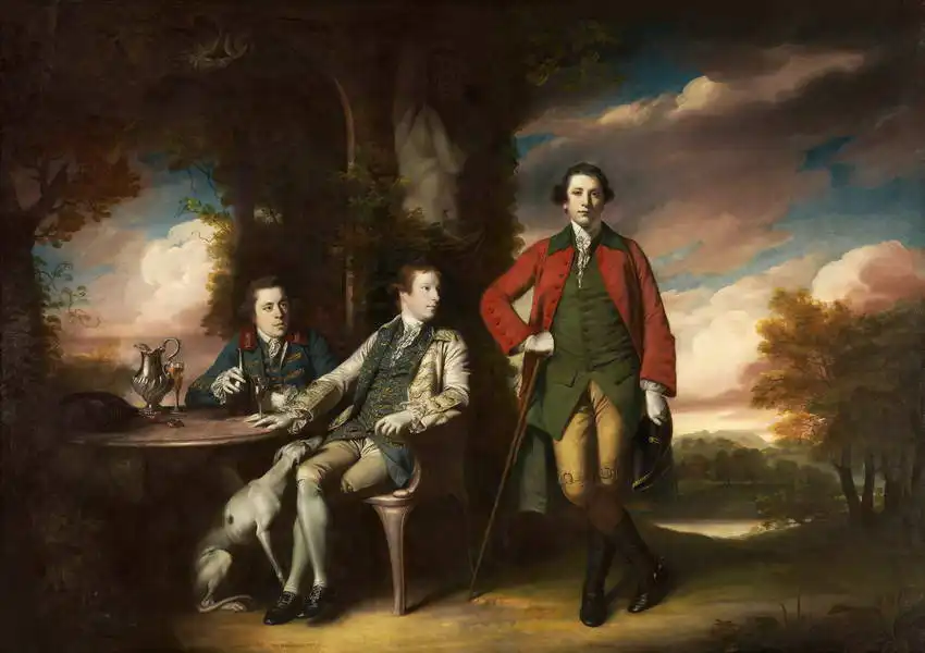 Reynolds, Joshua: Der ehrenwerte Henry Fane mit Inigo Jones und Charles Blair