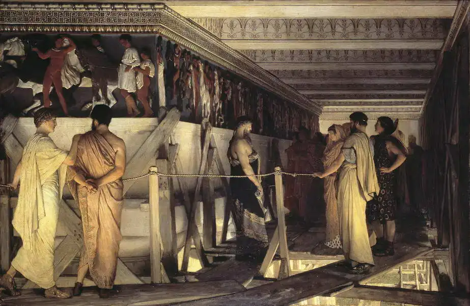 Alma-Tadema, L.: Parthenon Frieze (Fídias)