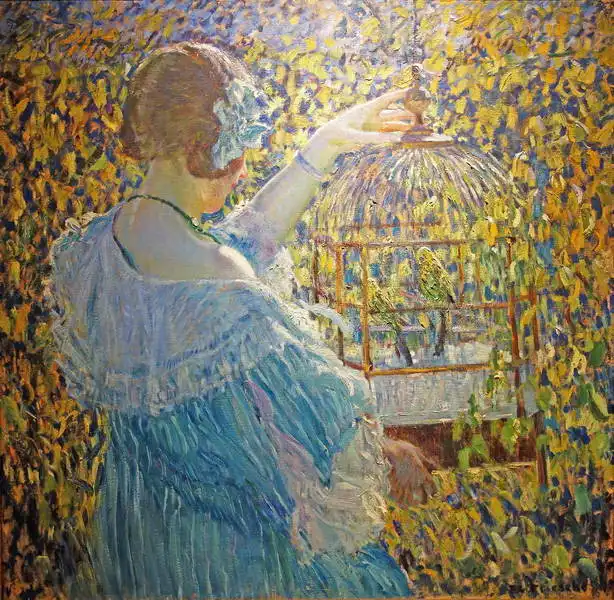 Frieseke, Frederick Carl: Bird cage