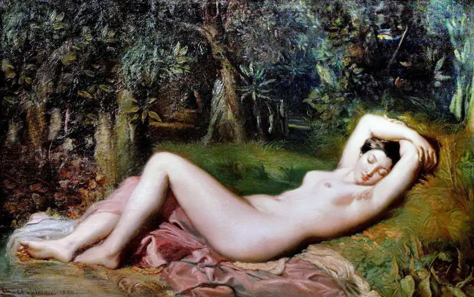 Chassériau, Théodore: Rest after bath