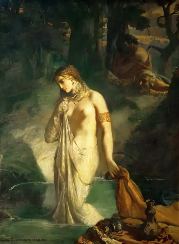Chassériau, Théodore: Zuzan dans le bain