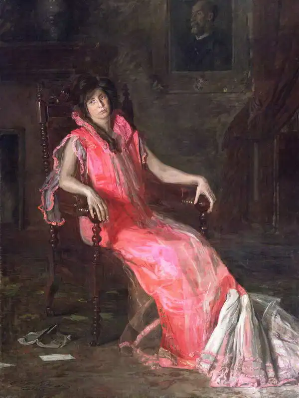 Eakins, Thomas: Actress (Portrait of Suzanne Santo)