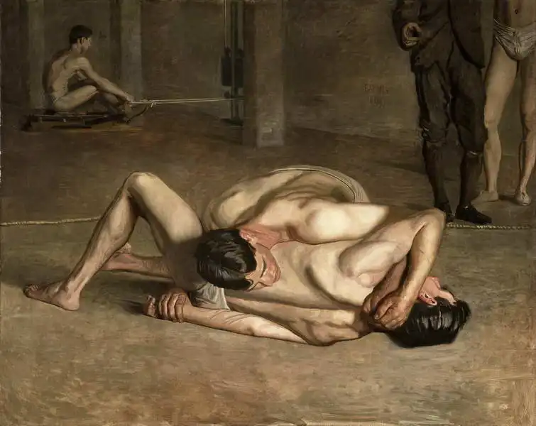 Eakins, Thomas: Wrestlers