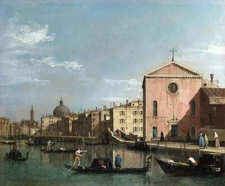 Neznámý: Velký kanál před Santa Croce