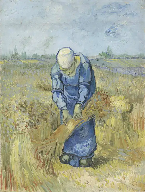 Gogh, Vincent van: Paysanne liant des gerbes (d