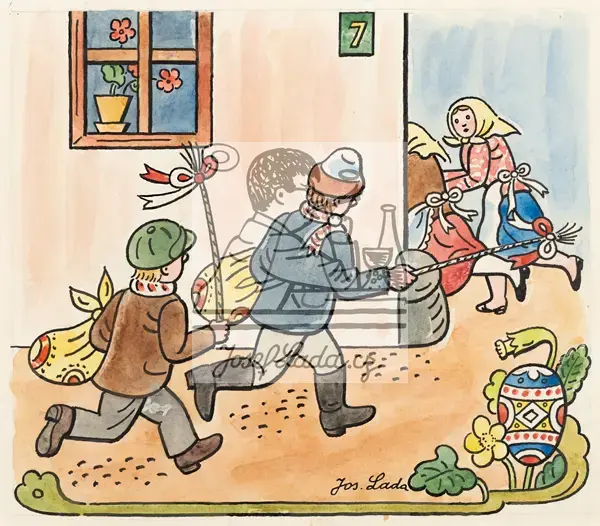 Lada, Josef: Velikonoční (Mateřídouška) 1946