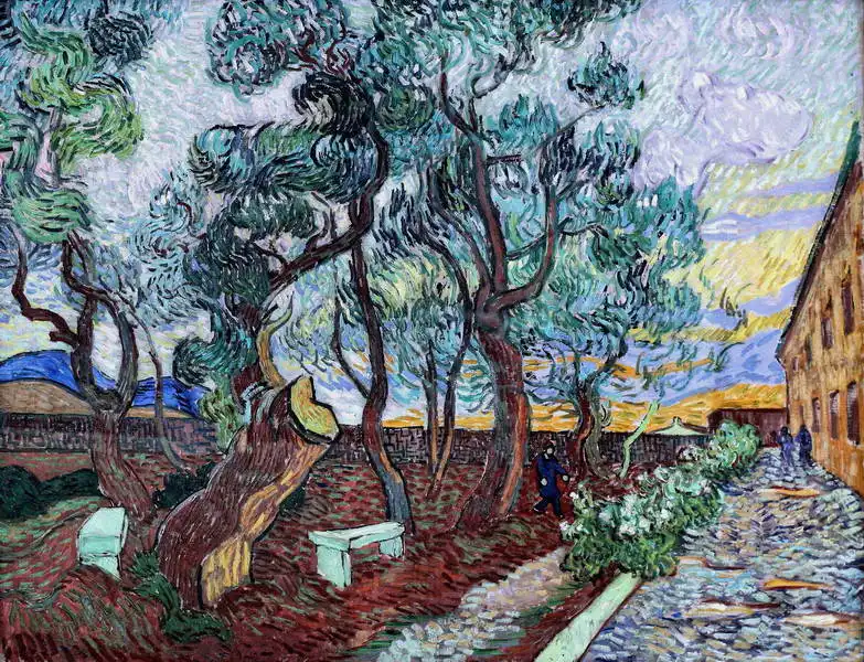 Gogh, Vincent van: Garden Hospital St. Paul in Saint Remy