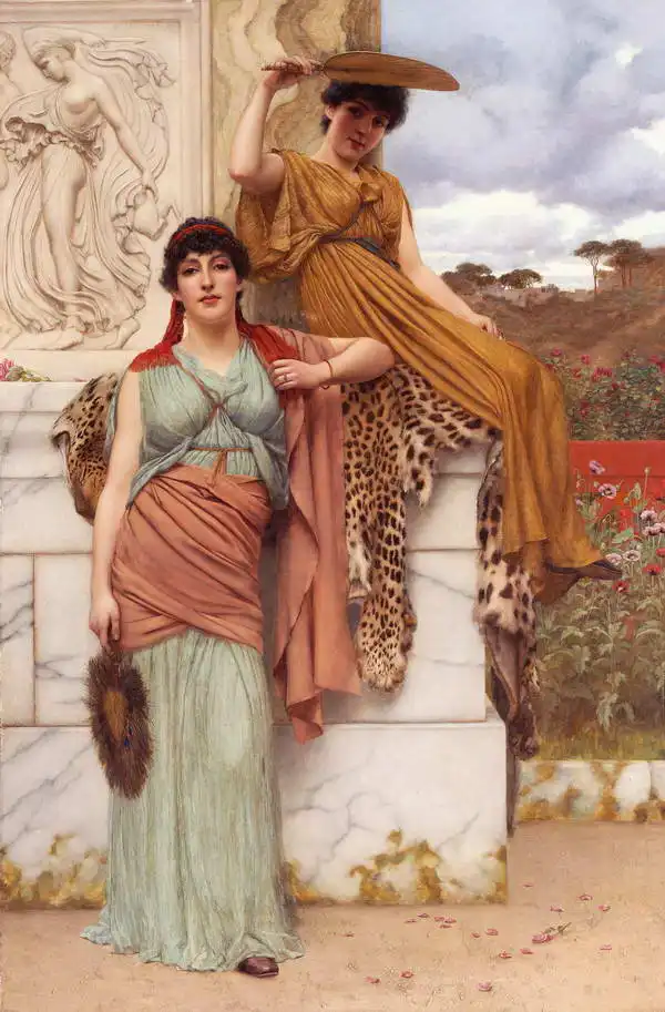 Godward, John William: Waiting for the parade