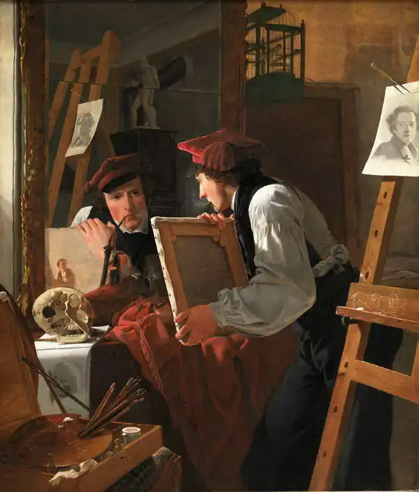 Bendz, Wilhelm Ferdinand: Young Artist (Ditlev Blunck)