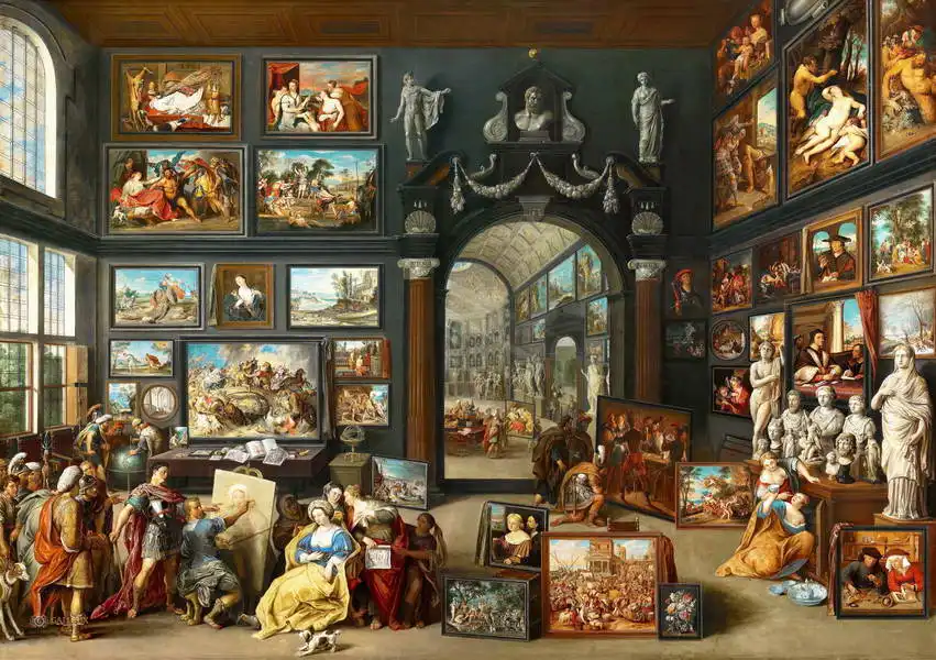 Haecht, Willem van: Apelles painting Campaspe (mistress of Alexander the Great)