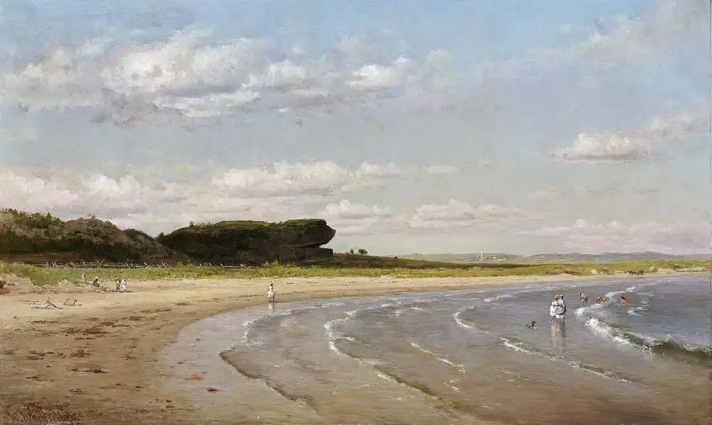 Whittredge, Thomas W.: Beach in Newport