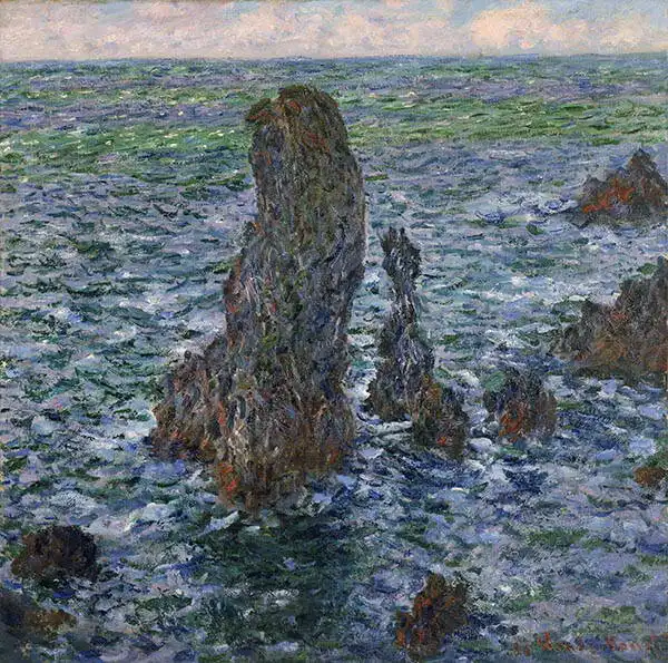 Monet, Claude: Pyramids at Port Coton