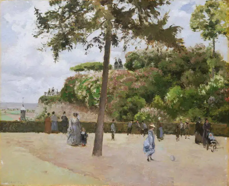 Pissarro, Camille: Public Garden, Pontoise