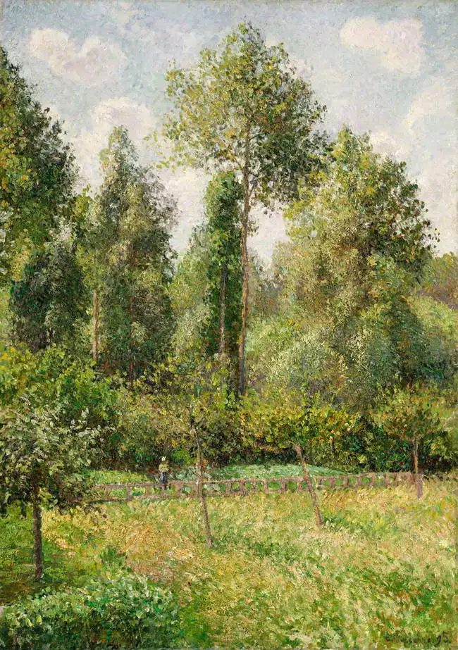 Pissarro, Camille: Topoly, Éragny