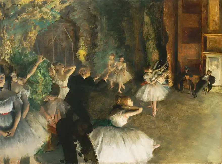 Degas, Edgar: Test ballet stage