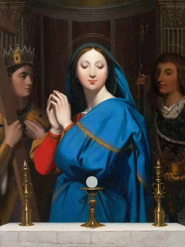 Ingres, Jean Auguste: Virgin before the Host