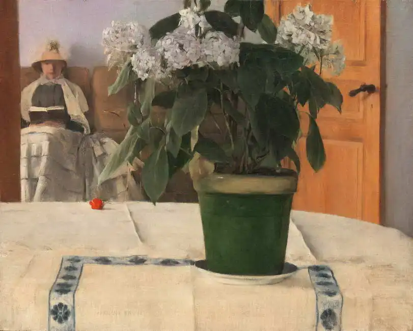 Khnopff, Fernand: Hortensie