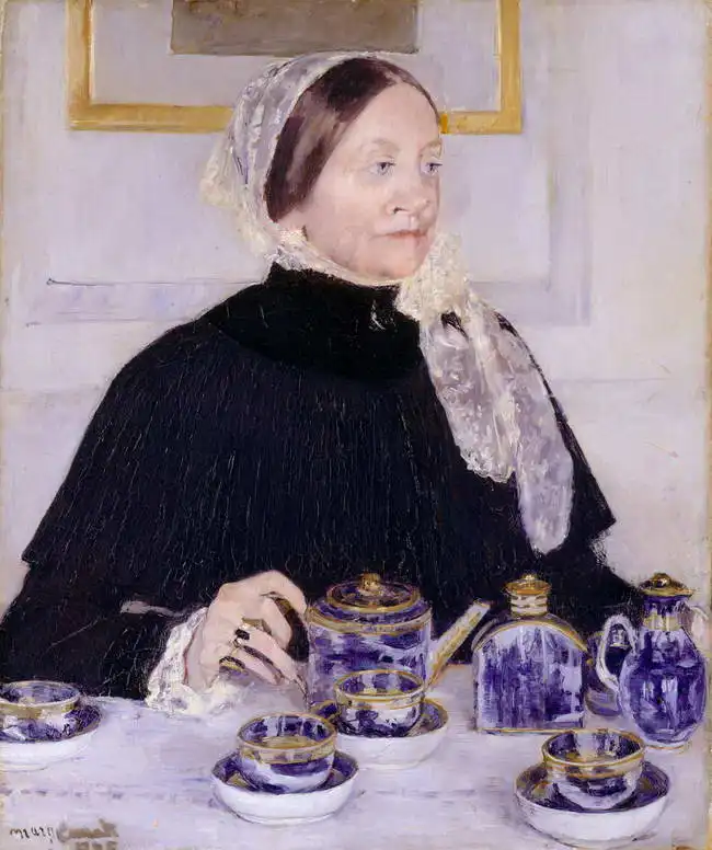 Cassatt, M. S.: The lady at the tea table