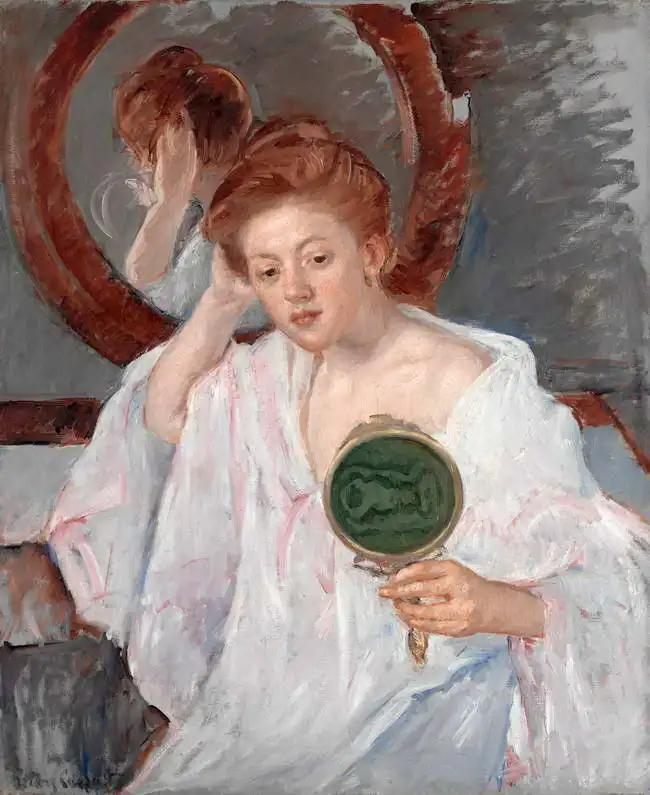 Cassatt, M. S.: Denisa at the dressing table