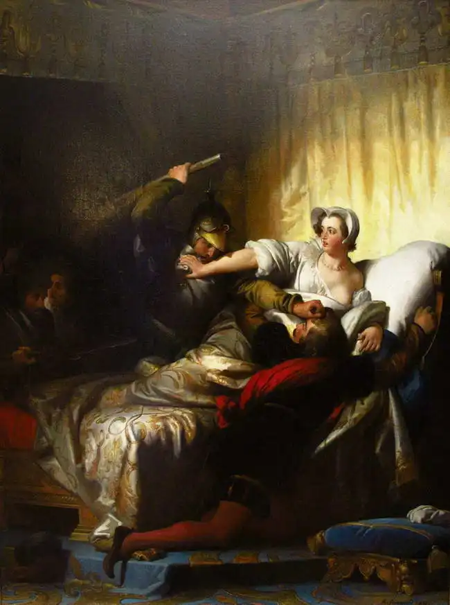 Fragonard, Alexandre E.: The massacre in Saint Barthelemy
