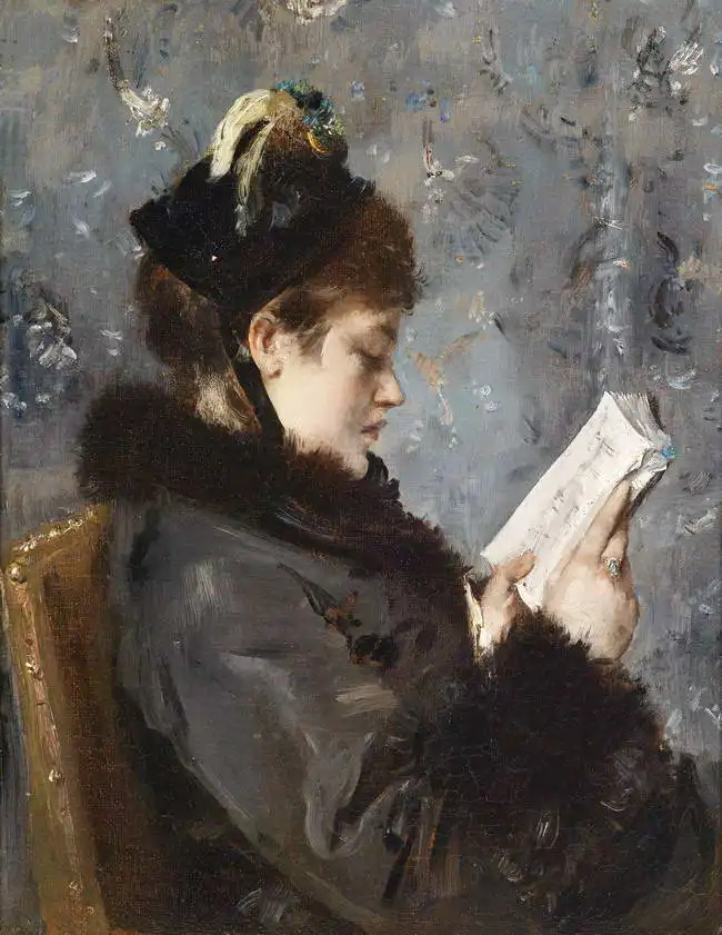 Stevens, Alfred Émile Léopold: Young lady