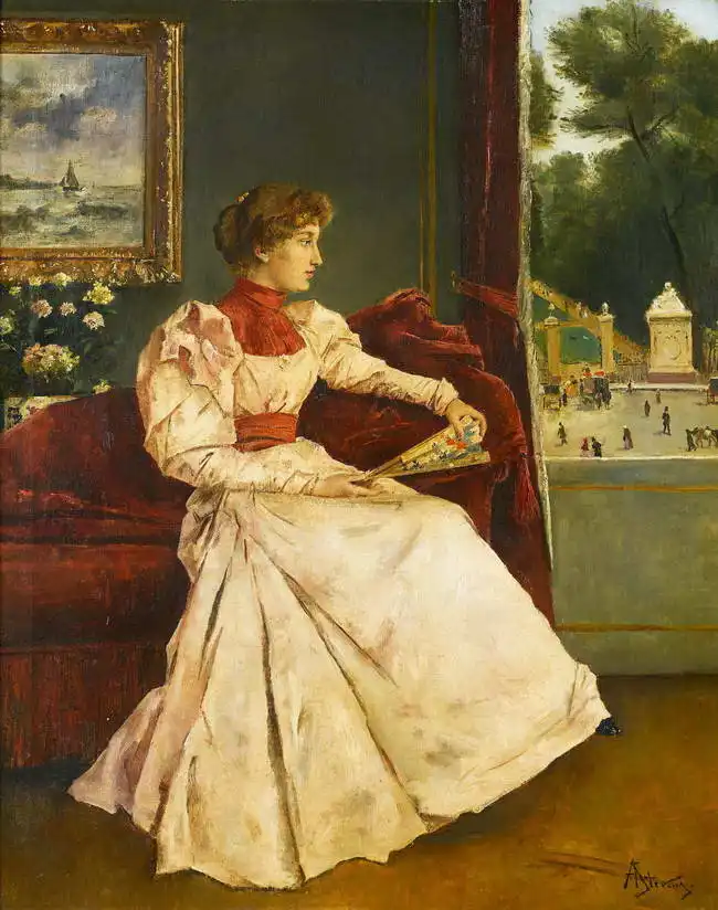 Stevens, Alfred Émile Léopold: View