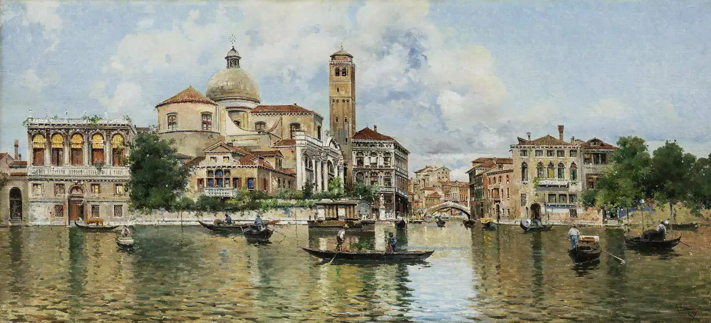 Manescau, Antonio María R.: Veduta of Venice