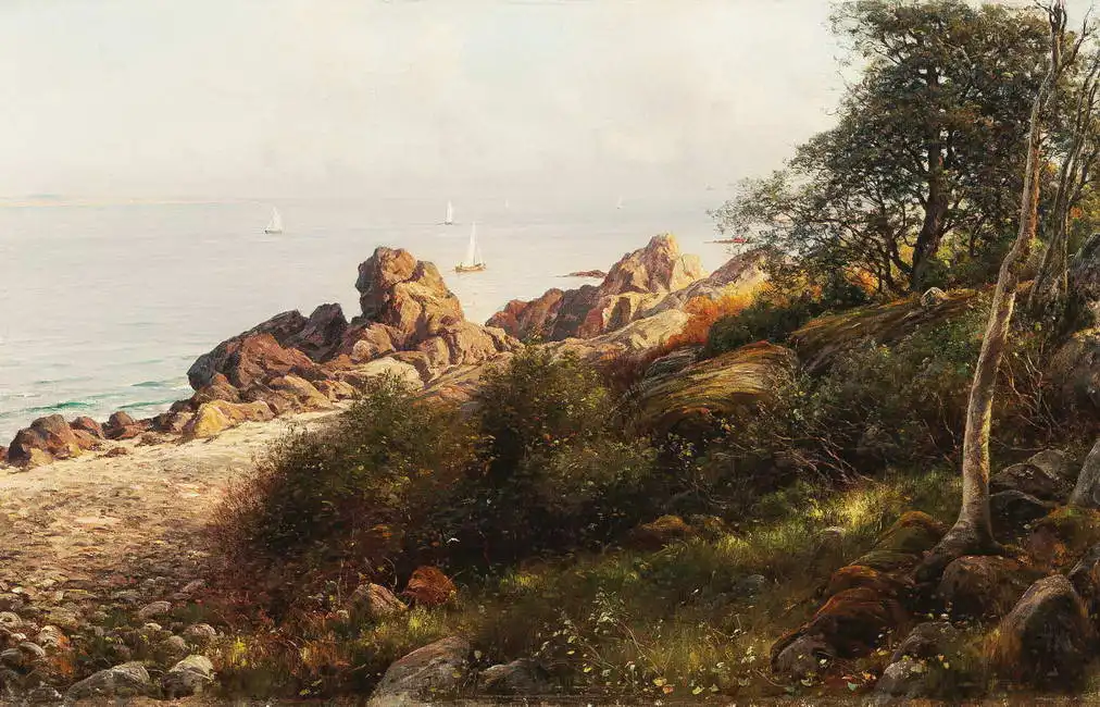 Lindholm, Berndt: Summer landscape