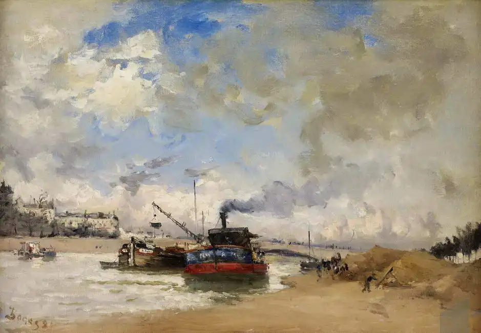 Boggs, Frank Myers: Seine outside Paris