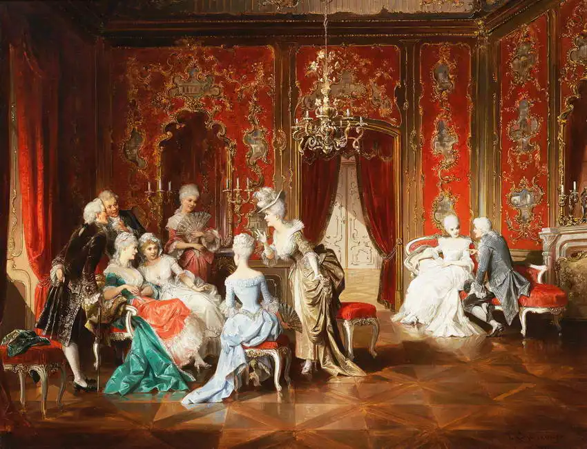 Schweninger, Carl, the younger: The salon
