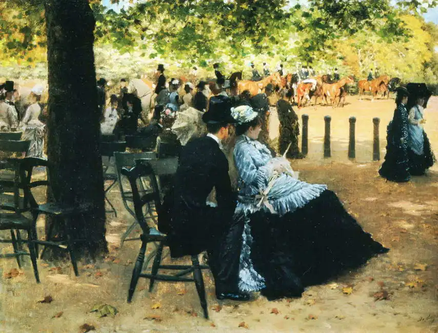 Nittis, Giuseppe de: Flirtation
