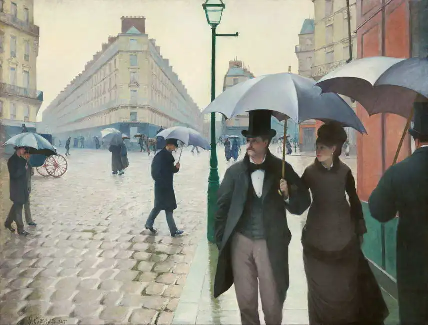 Caillebotte, Gustave: Paris Street - Rainy Day