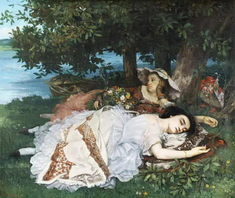 Courbet, Gustave: Two prostitutes on the banks of the Seine