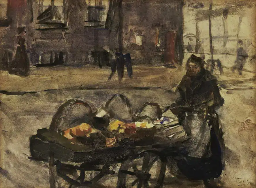 Israels, Isaac: Street saleswoman