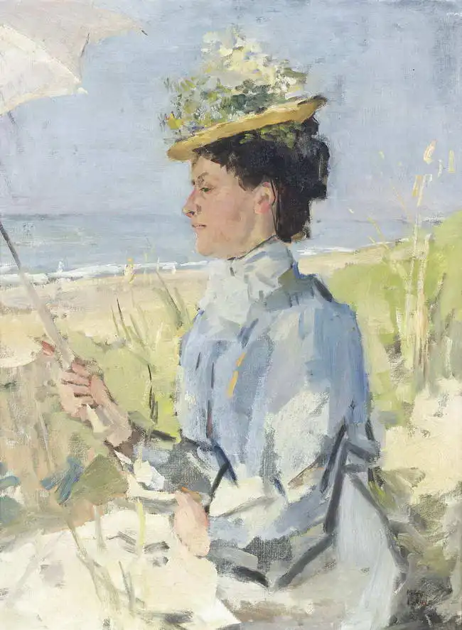 Israels, Isaac: Portrait of Martha Salomon