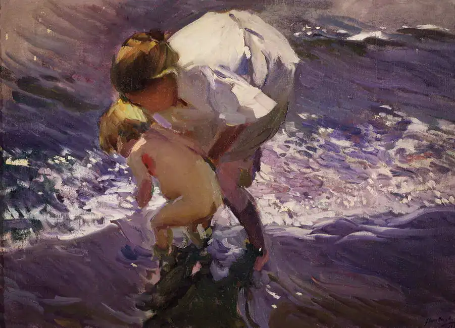 Sorolla y Bastida, Joaquin: Children at play