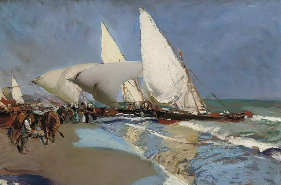 Sorolla y Bastida, Joaquin: Beach at Valencia