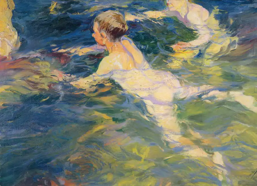 Sorolla y Bastida, Joaquin: Swimming (area Jávea)