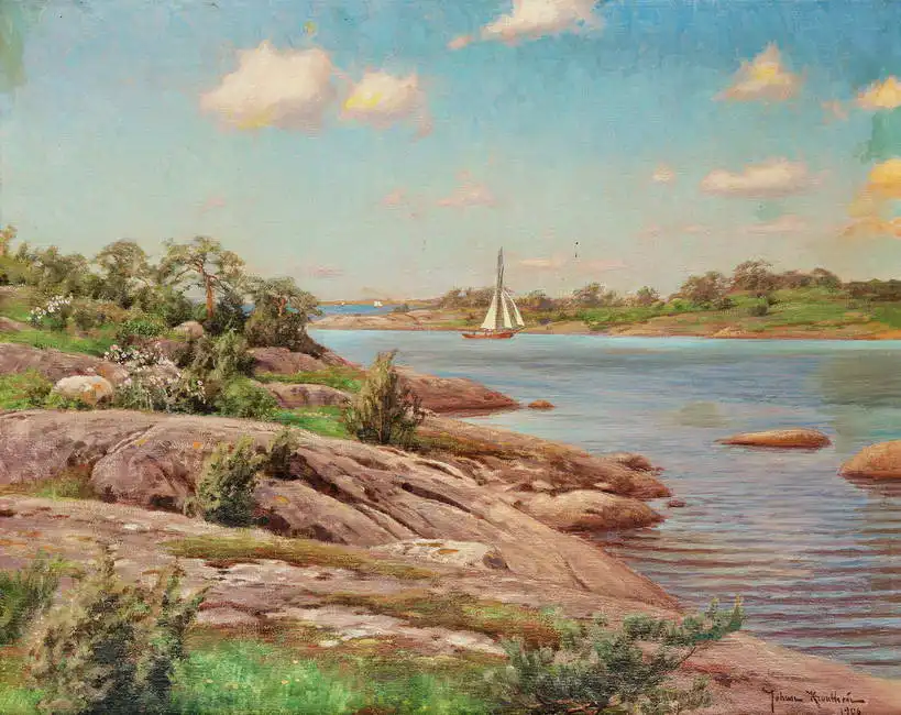 Krouthén, Johan: Summer landscape