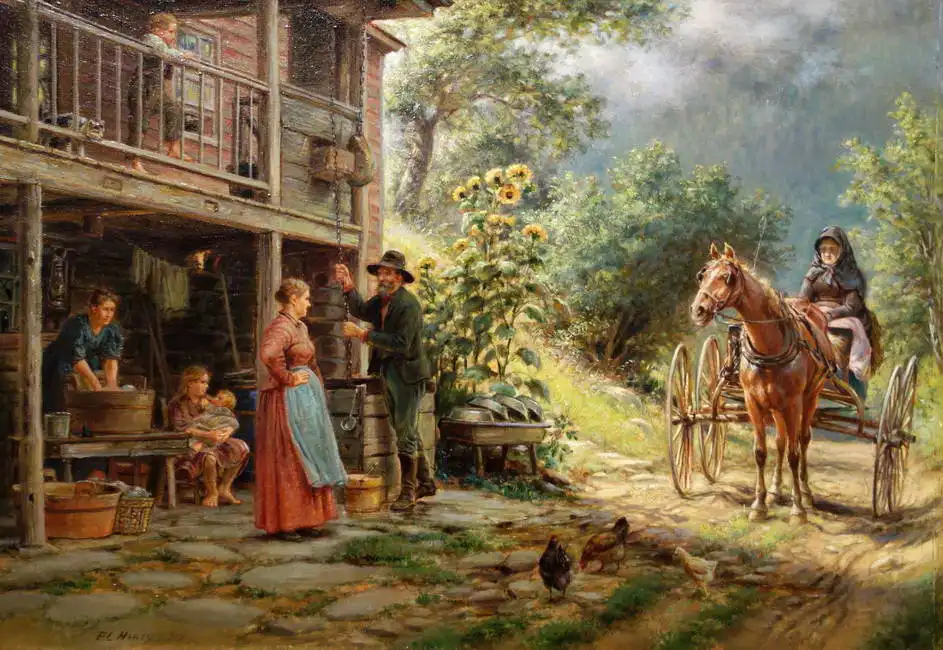 Henry, Edward Lamson: On a side road